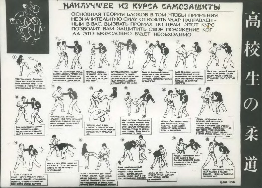 наилучшее из курса самозащиты каратэ