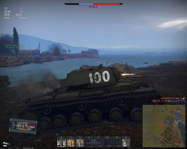 вар тандер танк КВ-1