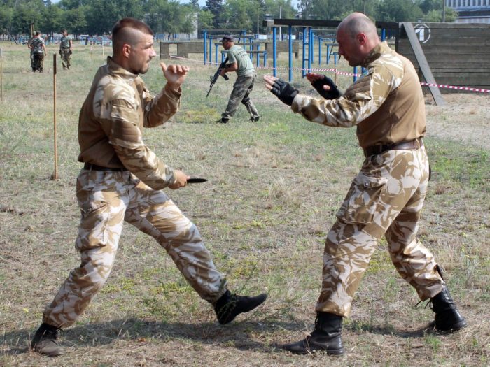 боевое самбо бой