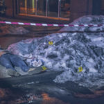убитый на снегу