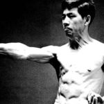 удар чоку цуки в исполнении Канадзавы(Kanazawa choku zuki)