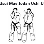 тетсуи мае джодан учи учи (tettsui mae jodan uchi uchi)