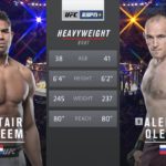 Alistair Overeem vs Aleksei Oleinik.