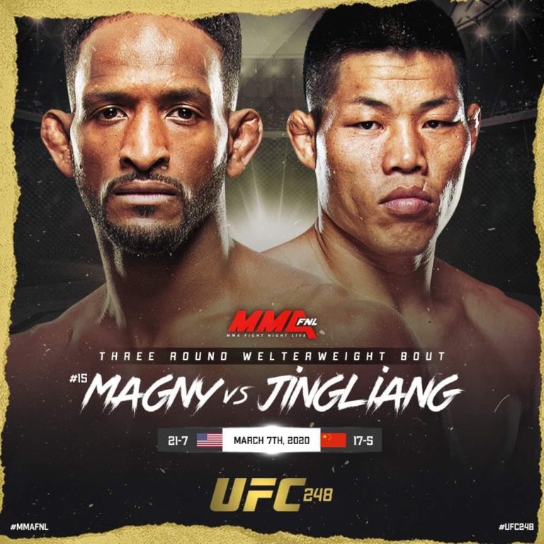 Видео боя: Нил Магни — Ли Цзинлян / UFC 248