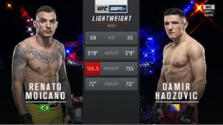 Renato Moicano vs Damir Hadzovic