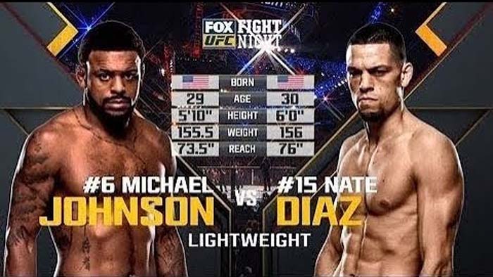 Nate Diaz vs Michael Johnson