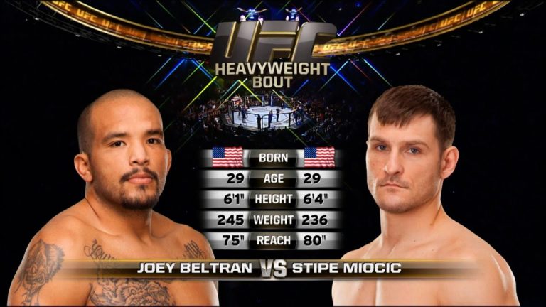 Stipe Miocic vs Joey Beltran