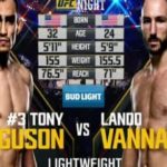Tony Ferguson vs Lando Vannata