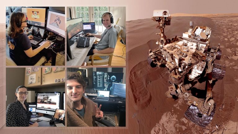 Команда из NASA управляет марсоходом Curiosity из дома