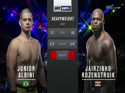 Jairzinho Rozenstruik vs Júnior Albini