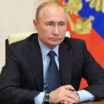Russian President Putin holds video conference meeting with social workers