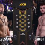ACA 106 - Полный бой Григор Матевосян vs Василий Бабич