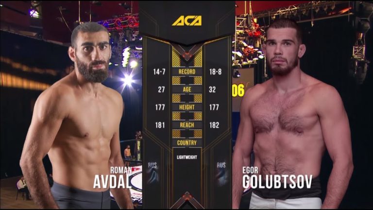 ACA 106 - Полный бой Роман Авдал vs Егор Голубцов