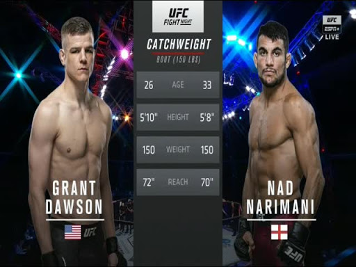 Grant Dawson vs Nad Narimani