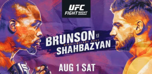 UFC Fight Night 173 Брансон - Шахбазян постер