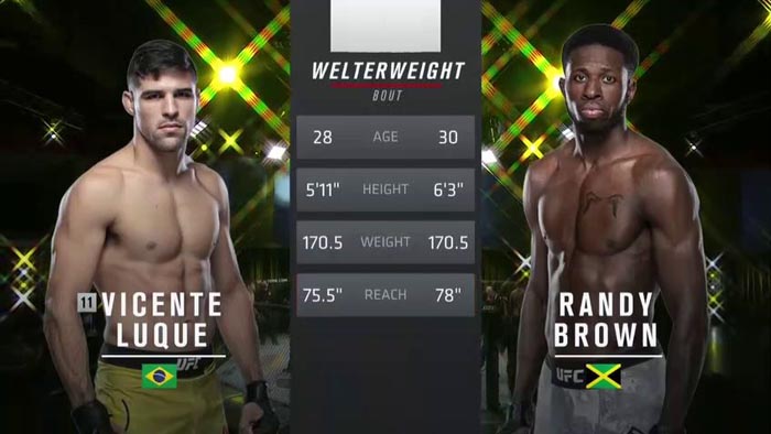 Vicente Luque vs.Randy Brown