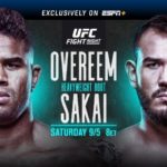 Смотреть онлайн UFC Fight Night 176 Оверим vs. Сакаи прямая трансляция