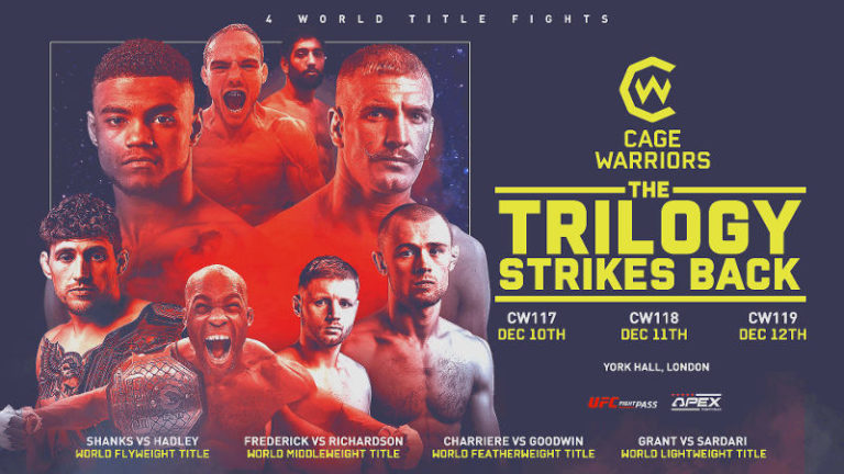 Cage Warriors 117, 118, 119