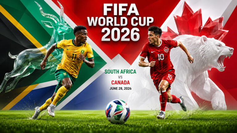 ЮАР---Канада.-1-16-финала-Чемпионата-мира-по-футболу-FIFA-2026.-28-июня-2026.