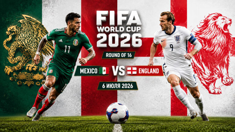 Мексика---Англия.-1---8-финала-Чемпионата-мира-по-футболу-FIFA-2026.-6-июля-2026.