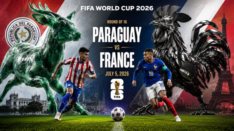 Парагвай---Франция.-1-8-финала-Чемпионата-мира-по-футболу-FIFA-2026.-5-июля-2026.