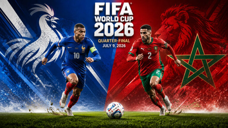 Франция---Марокко.-1---4-финала-Чемпионата-мира-по-футболу-FIFA-2026.-9-июля-2026.
