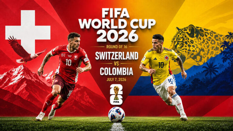 Швейцария---Колумбия.-1-8-финала-Чемпионата-мира-по-футболу-FIFA-2026.-7-июля-2026.