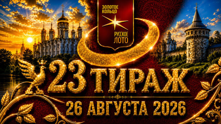 23-тираж-Золотое-кольцо-от-Русского-лото.-26-августа-2026