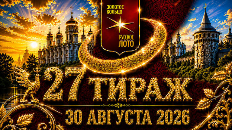 27-тираж-Золотое-кольцо-от-Русского-лото.-30-августа-2026